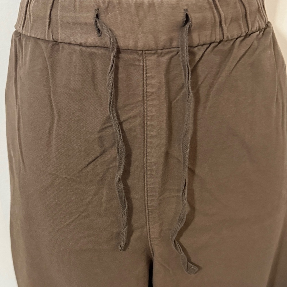 Eileen Fisher Olive Wide Leg Pants - Picture 6 of 16